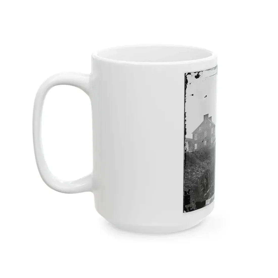 Hanover Junction, Pa. Passenger Train At Depot (U.S. Civil War) White Coffee Mug - Go Mug Yourself