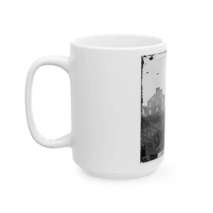 Hanover Junction, Pa. Passenger Train At Depot (U.S. Civil War) White Coffee Mug - Go Mug Yourself