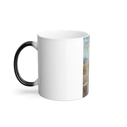 hans-dahl-18491937-en-pause-i-slatten - Color Changing Mug 11oz - Go Mug Yourself
