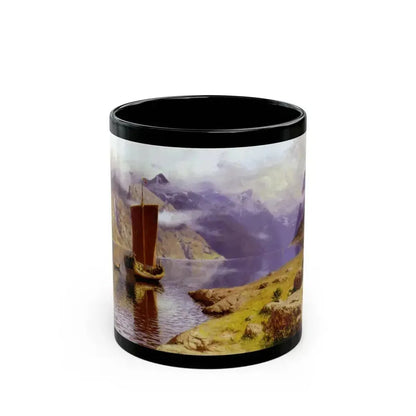 hansandreasdahl awaitinghisreturn - Black Coffee Mug 11oz - Go Mug Yourself