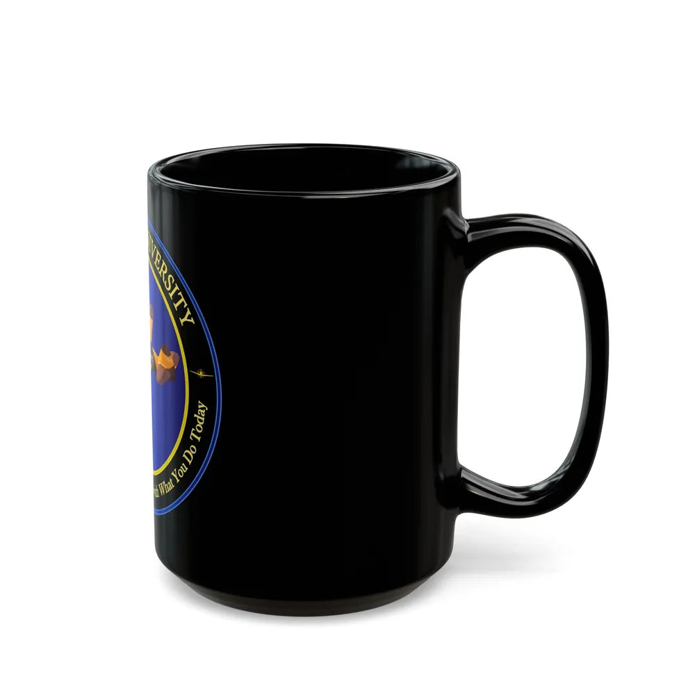 Hanscom University (U.S. Air Force) Black Coffee Mug-Go Mug Yourself