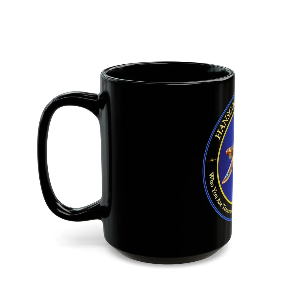 Hanscom University (U.S. Air Force) Black Coffee Mug-Go Mug Yourself