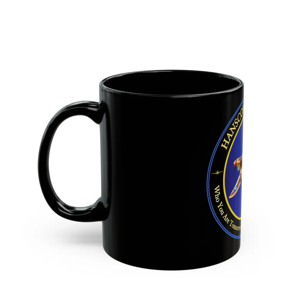 Hanscom University (U.S. Air Force) Black Coffee Mug-Go Mug Yourself