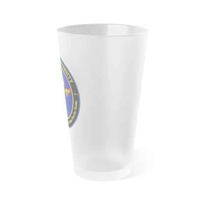 Hanscom University (U.S. Air Force) Frosted Pint Glass 16oz-Go Mug Yourself