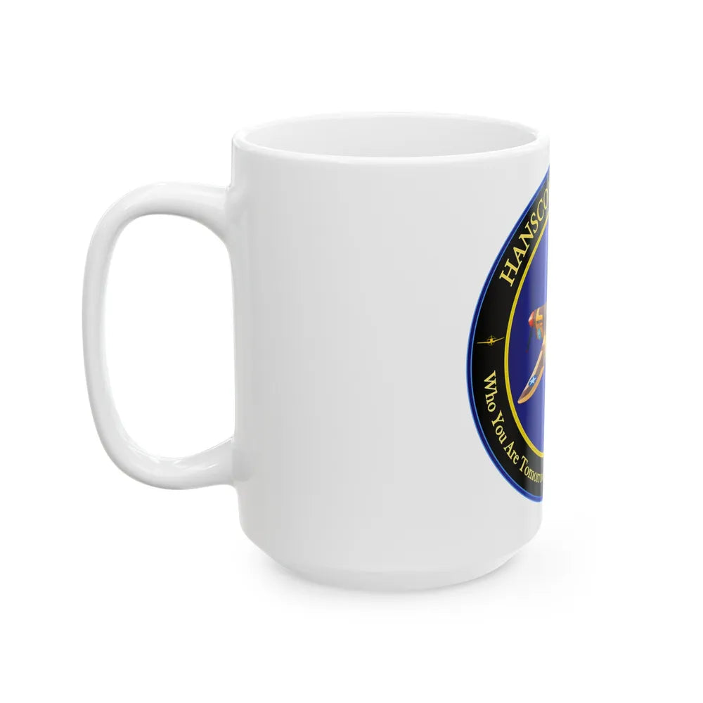 Hanscom University (U.S. Air Force) White Coffee Mug-Go Mug Yourself