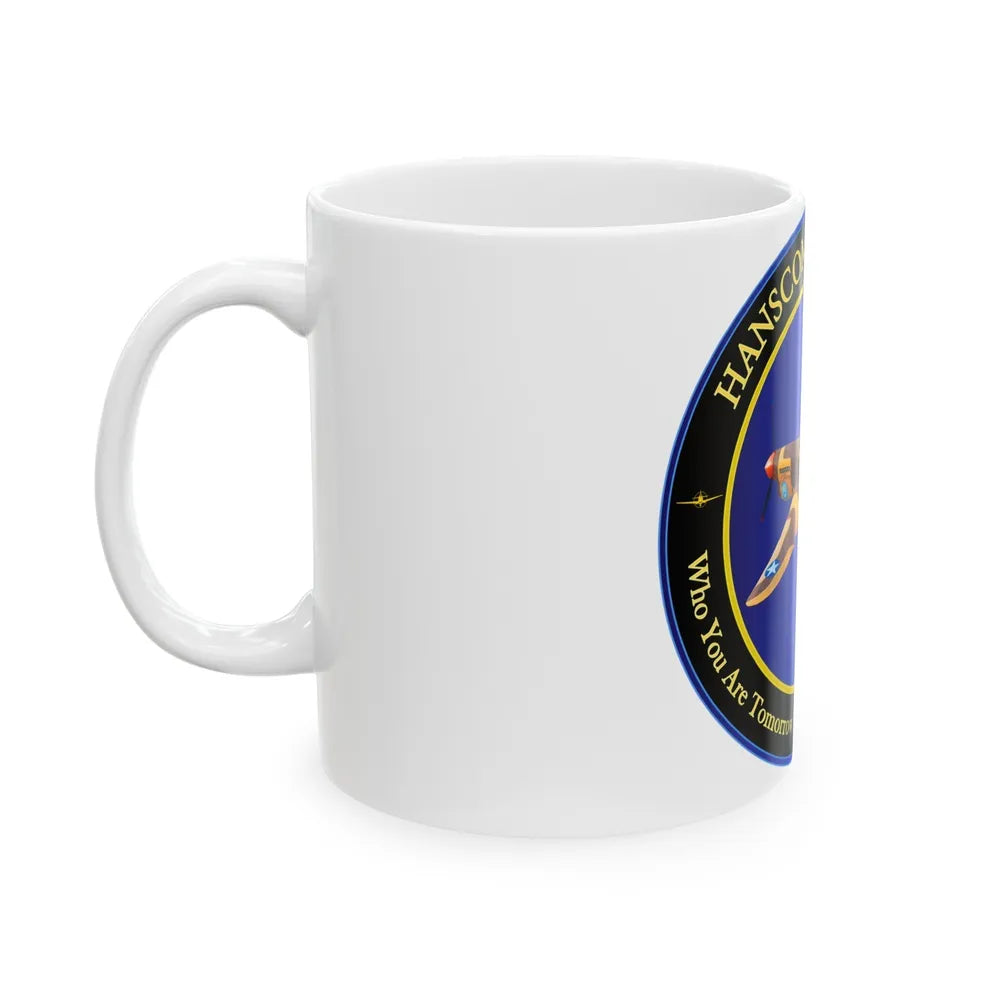 Hanscom University (U.S. Air Force) White Coffee Mug-Go Mug Yourself