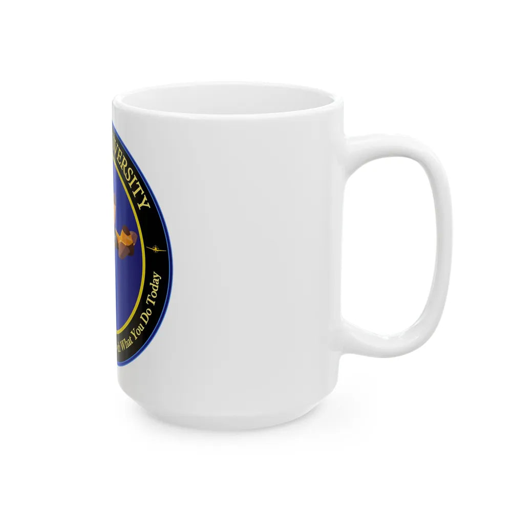 Hanscom University (U.S. Air Force) White Coffee Mug-Go Mug Yourself