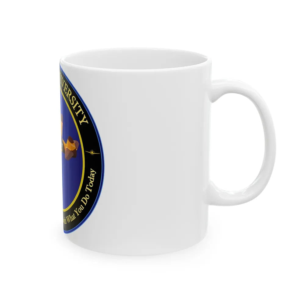 Hanscom University (U.S. Air Force) White Coffee Mug-Go Mug Yourself