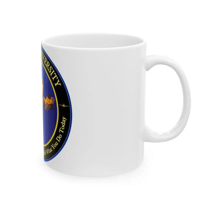 Hanscom University (U.S. Air Force) White Coffee Mug-Go Mug Yourself