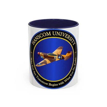 Hanscom University (U.S. Air Force) Accent Coffee Mug 11oz Navy - Go Mug Yourself