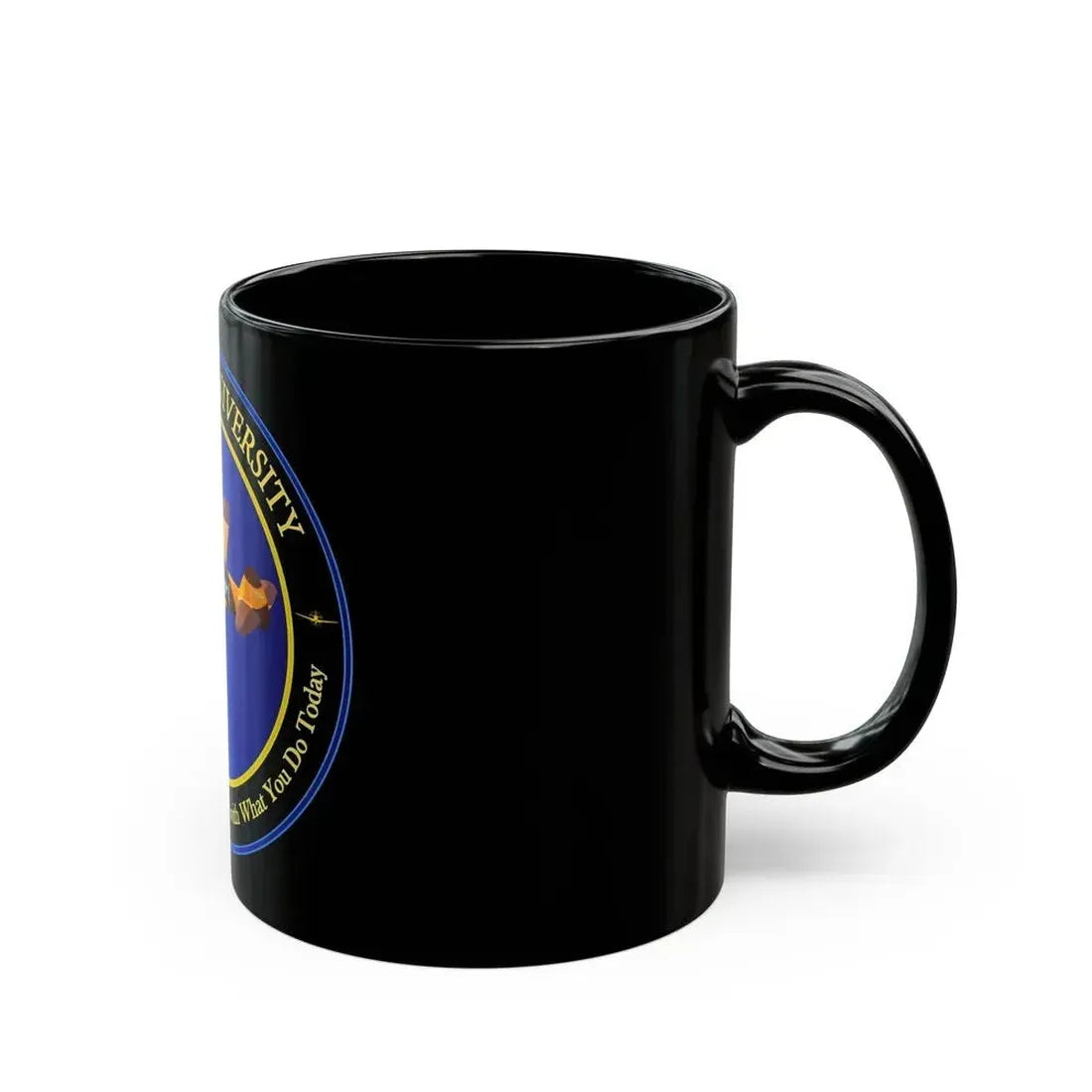 Hanscom University (U.S. Air Force) Black Coffee Mug - Go Mug Yourself