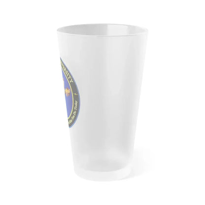 Hanscom University (U.S. Air Force) Frosted Pint Glass 16oz - Go Mug Yourself
