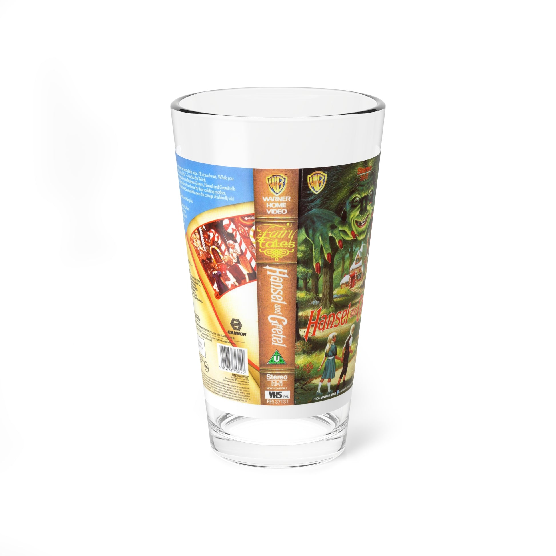 HANSEL AND GRETEL (VHS COVER) Pint Glass 16oz-16oz-Go Mug Yourself