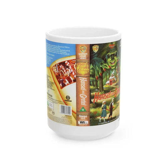 HANSEL AND GRETEL (VHS COVER) - White Coffee Mug 15oz - Go Mug Yourself