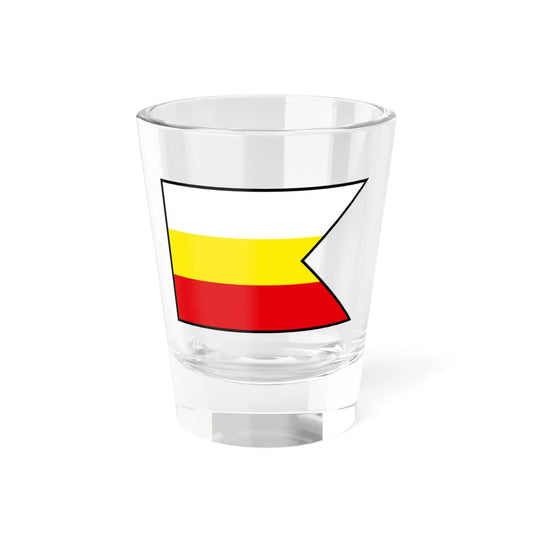 Hanusovce Nad Toplou Vranov Nad Toplou Flag (Slovakia) Shot Glass 1.5oz 1.5oz - Go Mug Yourself