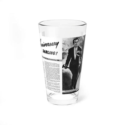 Happy Anniversary Darling, Mr. magazine, May 1953 - Pint Glass 16oz 16oz - Go Mug Yourself
