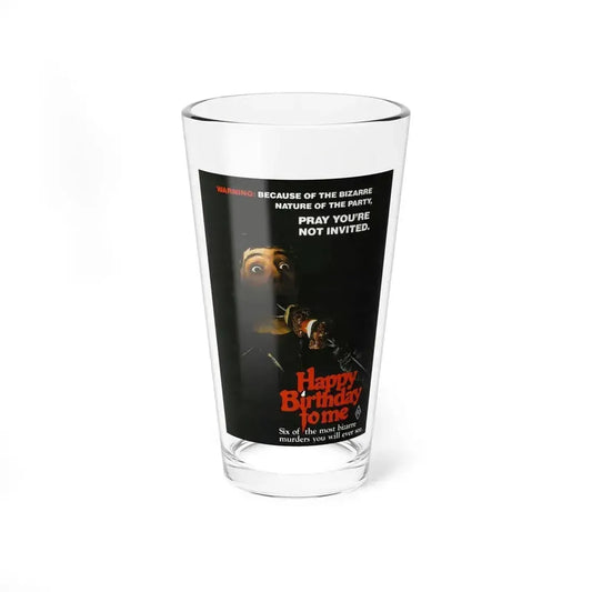 HAPPY BIRTHDAY TO ME 1981 Movie Poster - Pint Glass 16oz 16oz - Go Mug Yourself