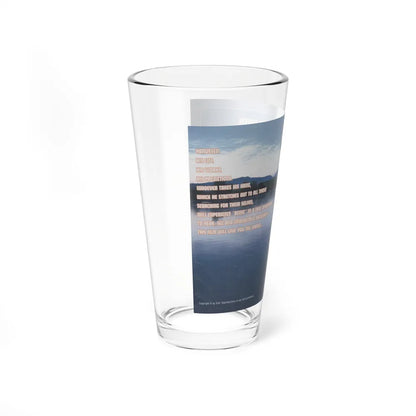 HAPPY WITH HANUSSEN (VHS COVER) Pint Glass 16oz - Go Mug Yourself