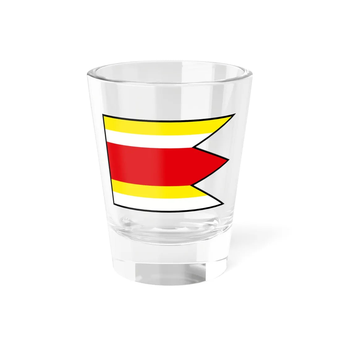 Harakovce Levoca Flag (Slovakia) Shot Glass 1.5oz 1.5oz - Go Mug Yourself