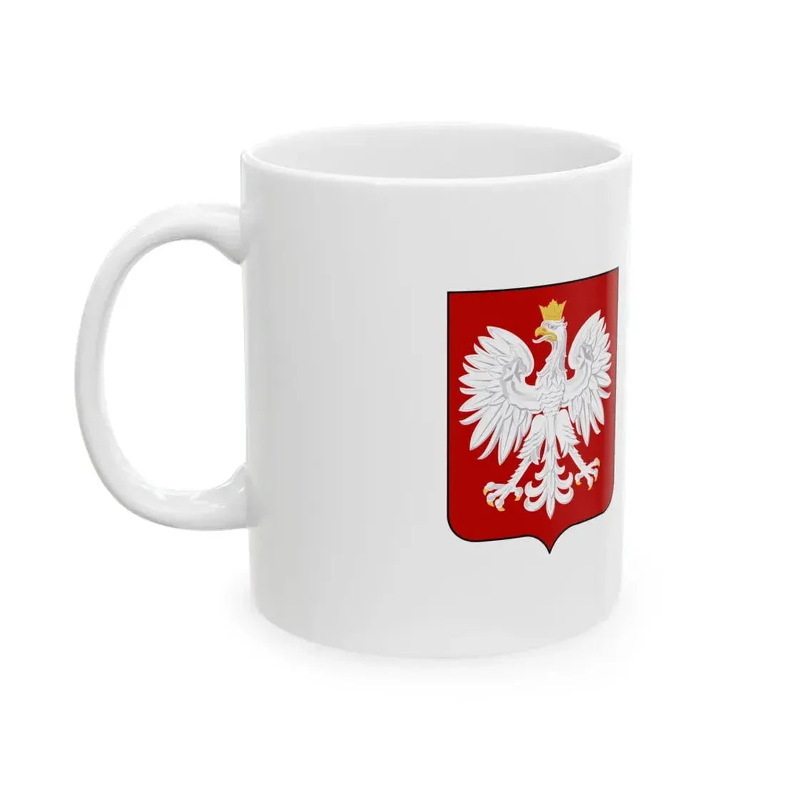 Harbour Authorities flag in Free City of Danzig (Poland) White Coffee Mug - Go Mug Yourself