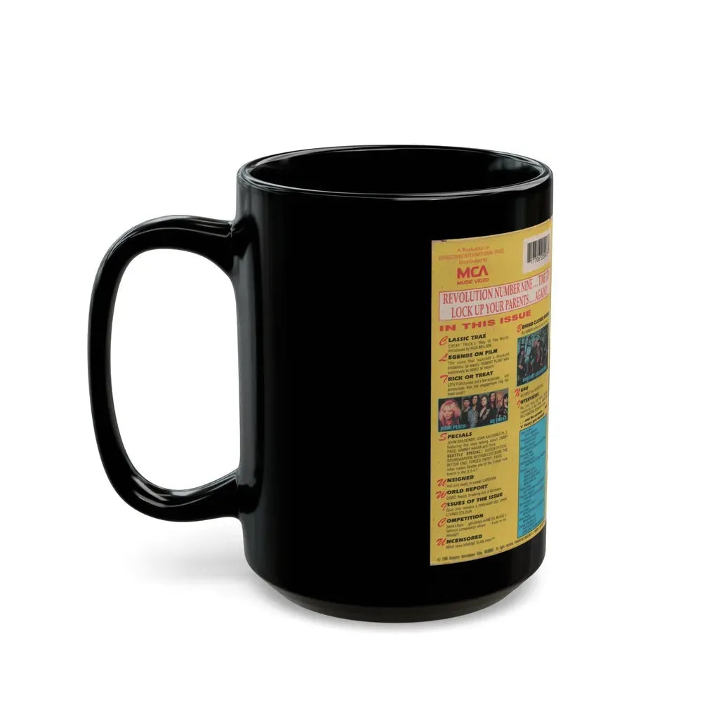 HARD N HEAVY VOLUME 9 (VHS COVER) - Black Coffee Mug - Go Mug Yourself