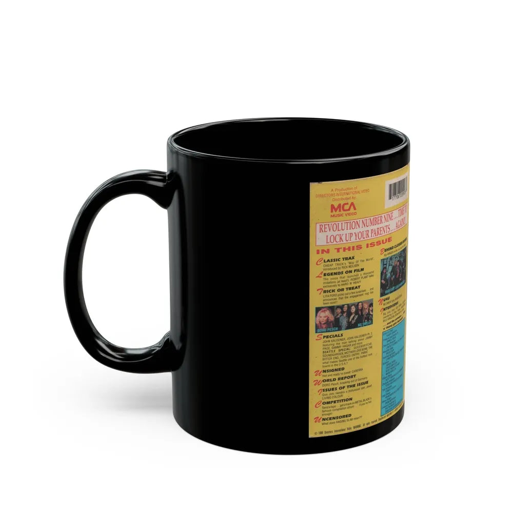 HARD N HEAVY VOLUME 9 (VHS COVER) - Black Coffee Mug-Go Mug Yourself