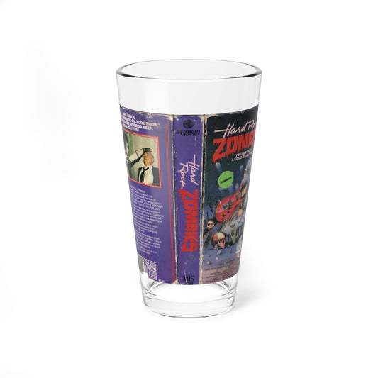 HARD ROCK ZOMBIES (VHS COVER) Pint Glass 16oz-16oz-Go Mug Yourself