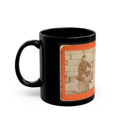 Hard Tack 001 (U.S. Civil War) Black Coffee Mug-Go Mug Yourself