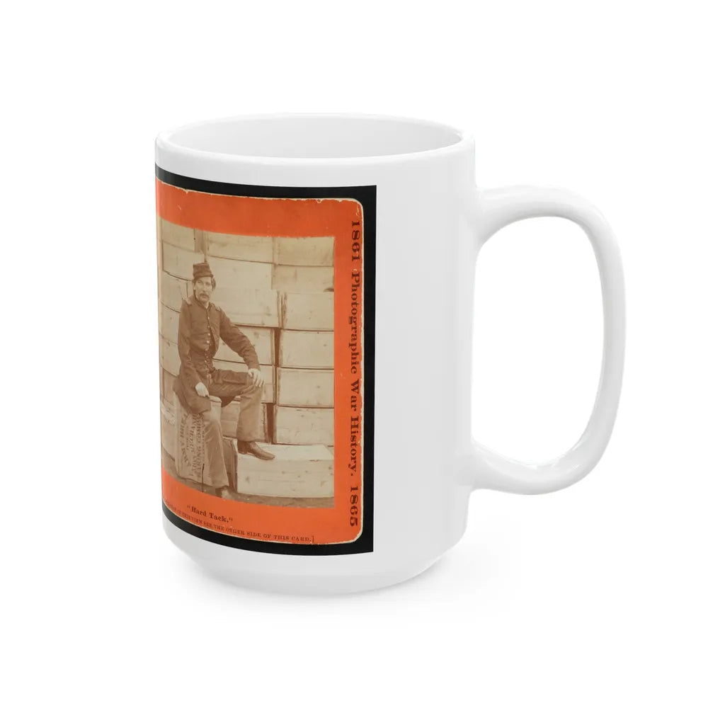 Hard Tack 001 (U.S. Civil War) White Coffee Mug-Go Mug Yourself