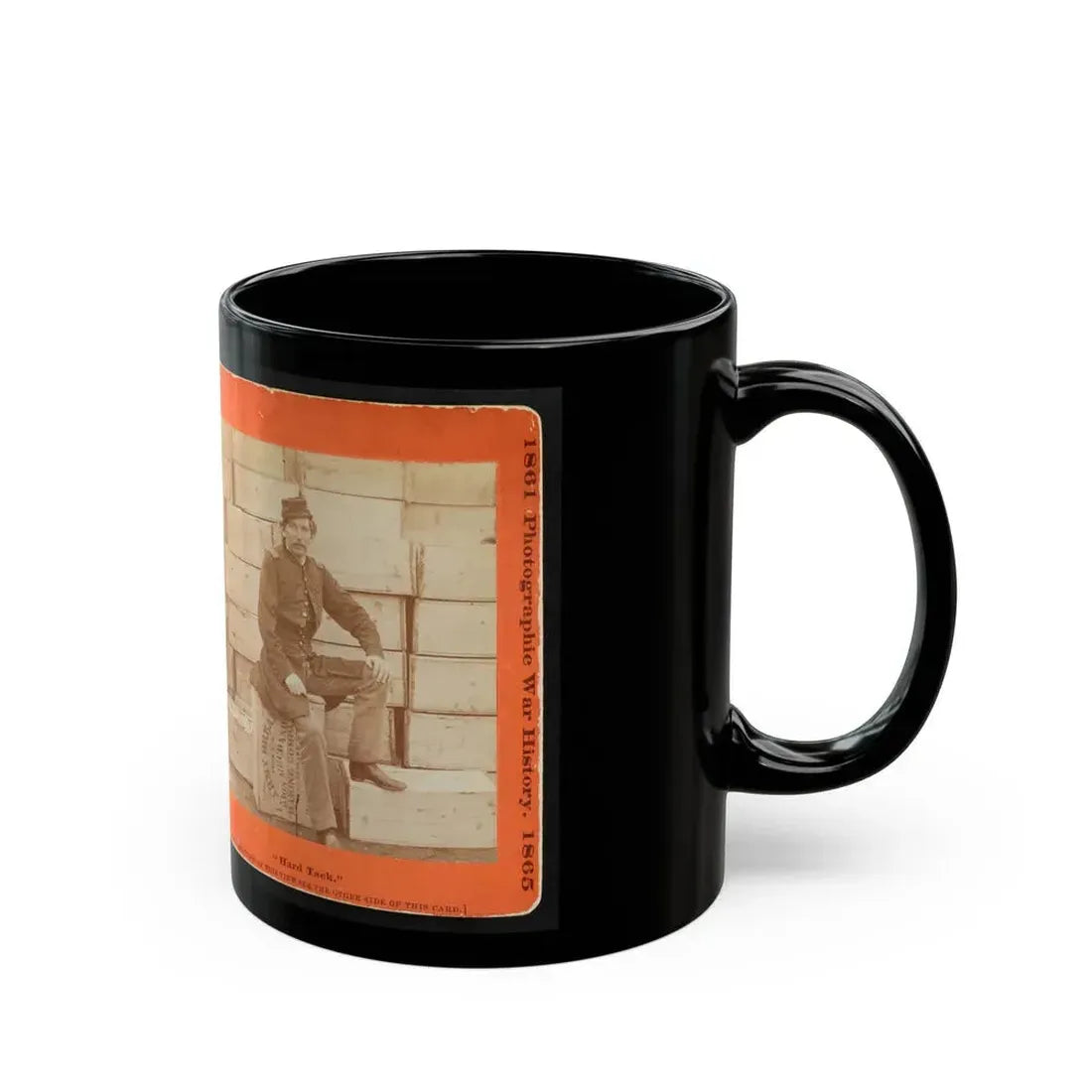 Hard Tack  001 (U.S. Civil War) Black Coffee Mug - Go Mug Yourself