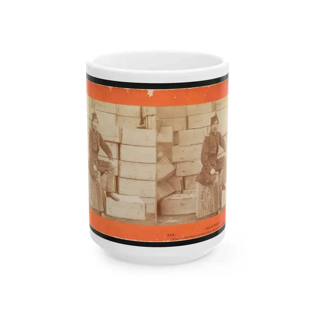 Hard Tack  001 (U.S. Civil War) White Coffee Mug 15oz - Go Mug Yourself