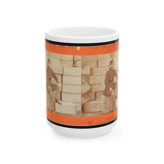 Hard Tack  001 (U.S. Civil War) White Coffee Mug 15oz - Go Mug Yourself