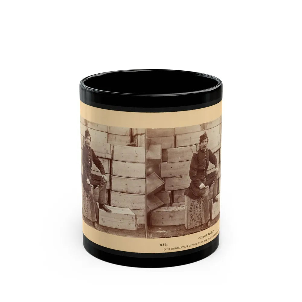 Hard Tack (U.S. Civil War) Black Coffee Mug-11oz-Go Mug Yourself