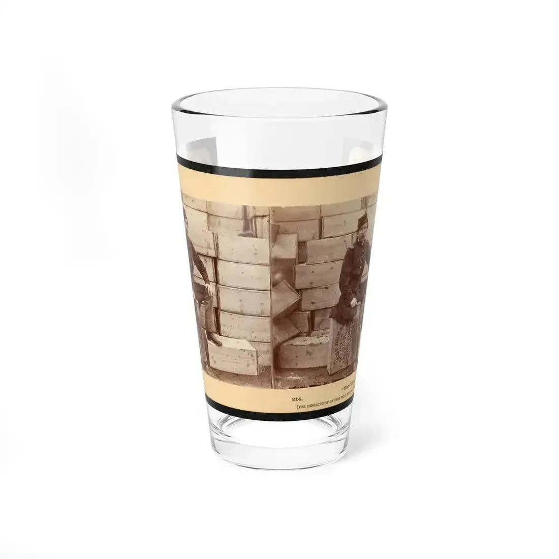 Hard Tack (U.S. Civil War) Pint Glass 16oz 16oz - Go Mug Yourself