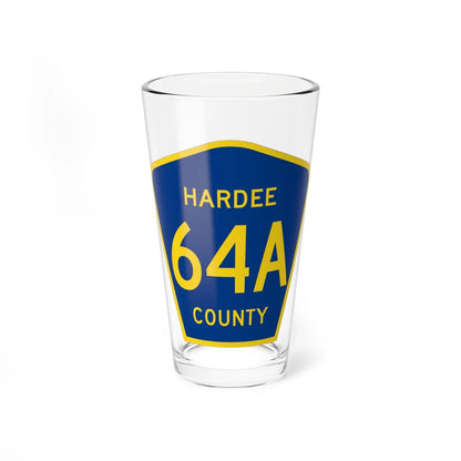Hardee County 64A (Florida) (Road Sign) Pint Glass 16oz 16oz - Go Mug Yourself
