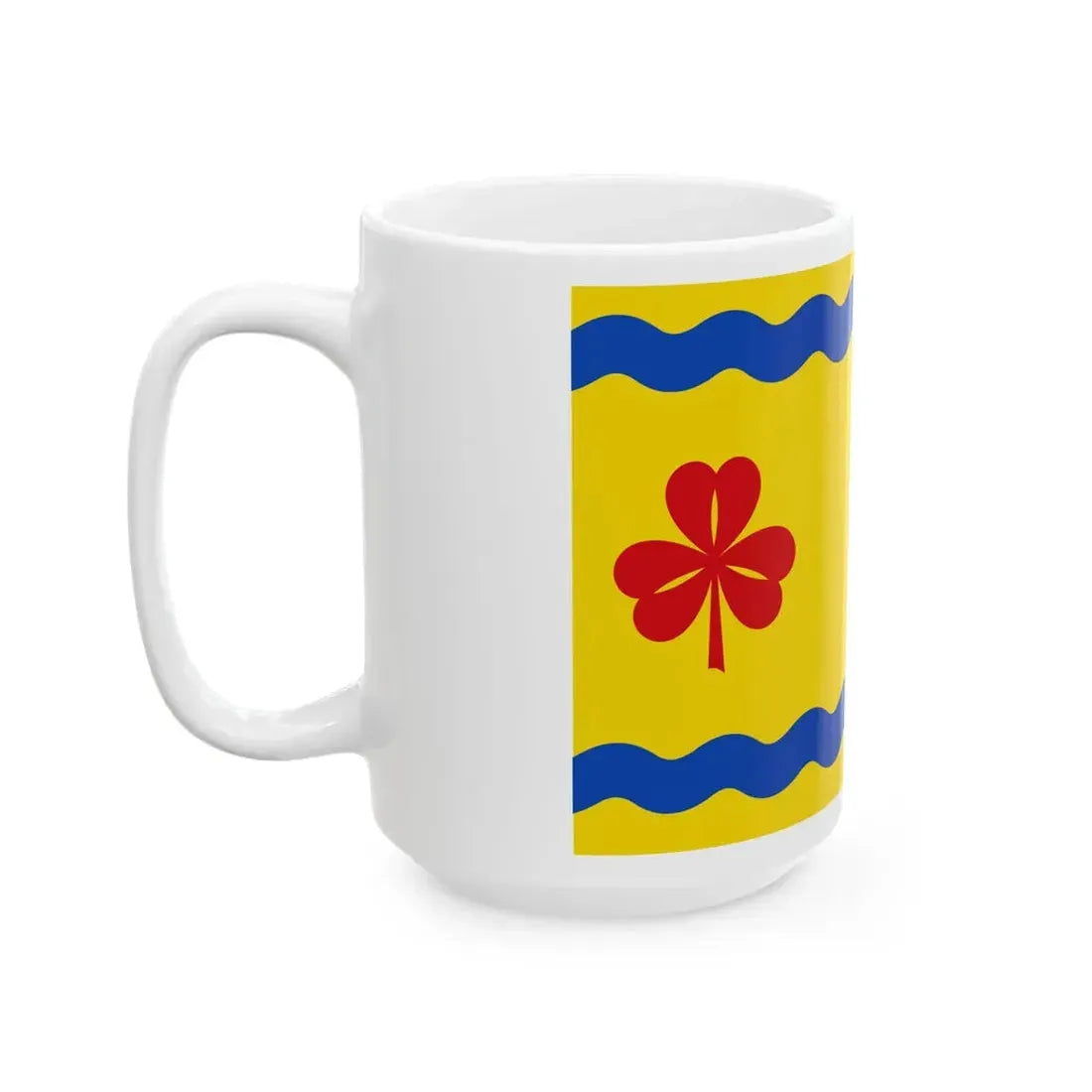 Hardenberg vlag (Netherlands) White Coffee Mug - Go Mug Yourself