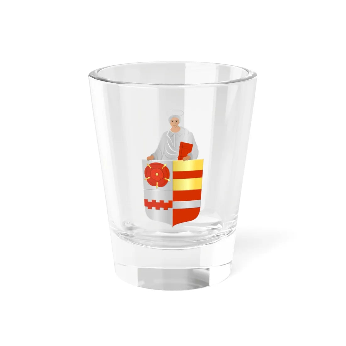 Hardenberg wapen 1962 (Netherlands) (Coat of Arms) Shot Glass 1.5oz 1.5oz - Go Mug Yourself