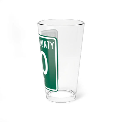 Hardin County Route 110 OH (Ohio) (Road Sign) Pint Glass 16oz - Go Mug Yourself
