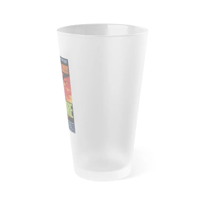 HARDWARE 1990 Movie Poster - Frosted Pint Glass 16oz-Go Mug Yourself