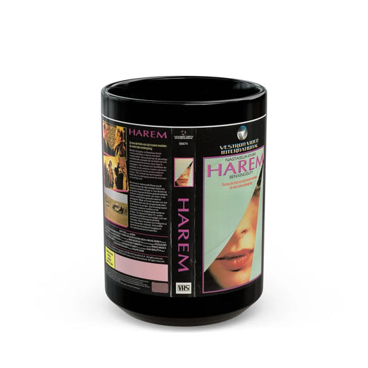 HAREM (VHS COVER) - Black Coffee Mug-15oz-Go Mug Yourself