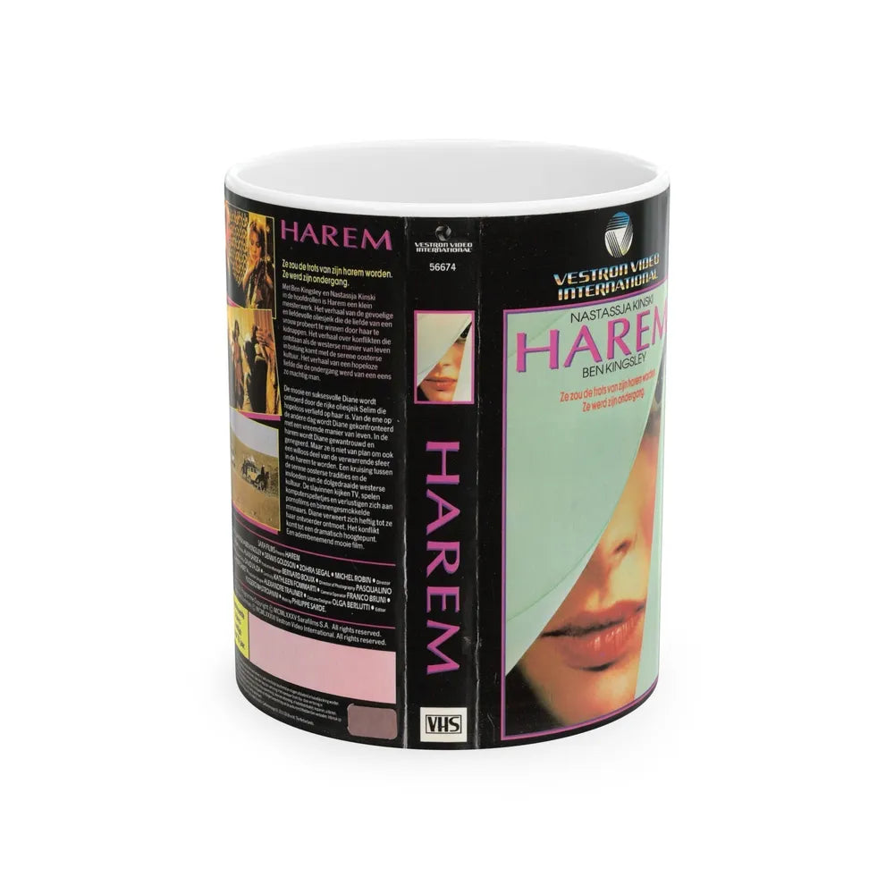 HAREM (VHS COVER) - White Coffee Mug-11oz-Go Mug Yourself