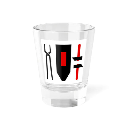 Harjedalen flag (Sweden) Shot Glass 1.5oz 1.5oz - Go Mug Yourself