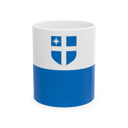 Harku valla lipp (Estonia) White Coffee Mug-11oz-Go Mug Yourself
