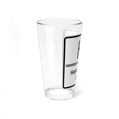 Harlem River Drive Shield free (New York) (Road Sign) Pint Glass 16oz - Go Mug Yourself