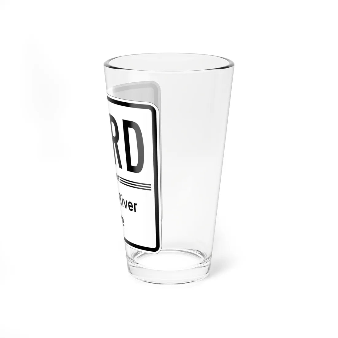Harlem River Drive Shield free (New York) (Road Sign) Pint Glass 16oz - Go Mug Yourself