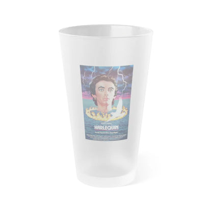 HARLEQUIN 1980 Movie Poster - Frosted Pint Glass 16oz-16oz-Frosted-Go Mug Yourself