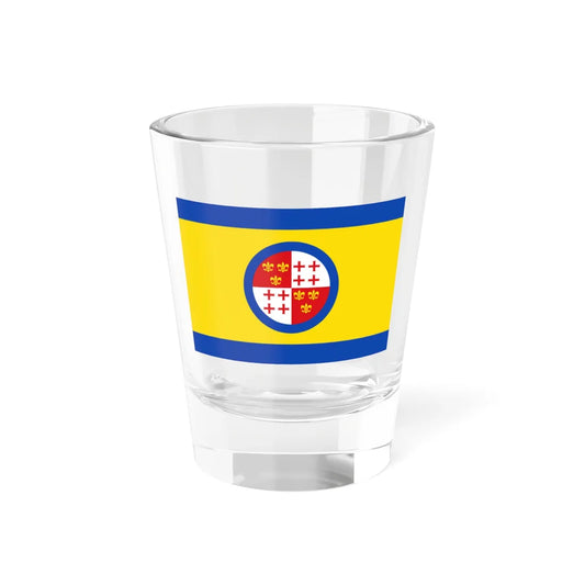 Harlingen vlag (Netherlands) Shot Glass 1.5oz 1.5oz - Go Mug Yourself