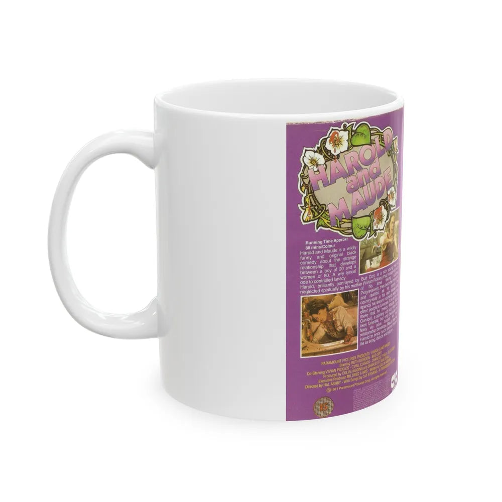 HAROLD AND MAUDE (VHS COVER) - White Coffee Mug-Go Mug Yourself