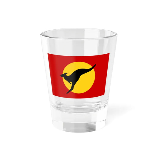 Harold Scrubys Proposal 1994 Australian Flag Proposal (Australia) Shot Glass 1.5oz 1.5oz - Go Mug Yourself