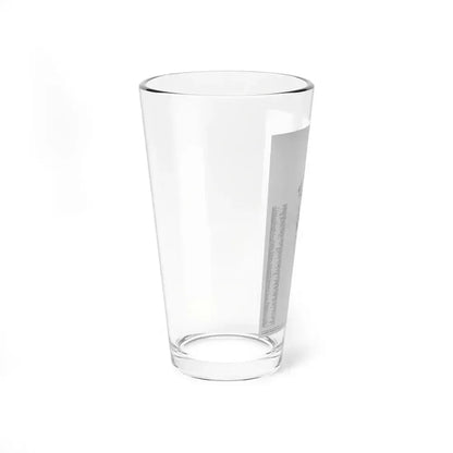 Harper's Bazaar advertisement illustration, January 1950 - Pint Glass 16oz - Go Mug Yourself